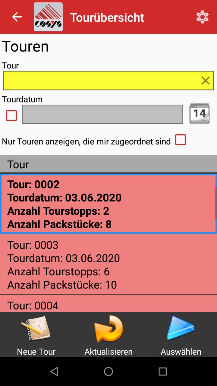 Tourenplanung Transport & Logistik Software