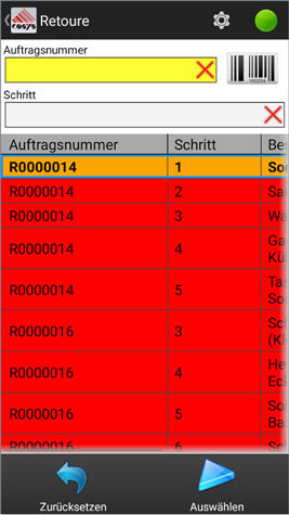 Retoure Mobiler Verkauf