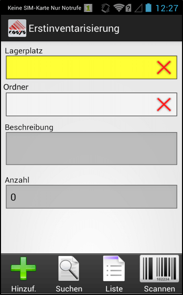 COSYS Dokumentenverwaltung Erstinventarisierung COSYS Dokumentenverwaltung Erstinventarisierung