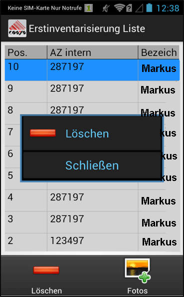 COSYS Dokumentenverwaltung Erstinventarisierung COSYS Dokumentenverwaltung Erstinventarisierung