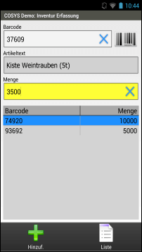 Android Inventur Erfassung Android Inventur Erfassung