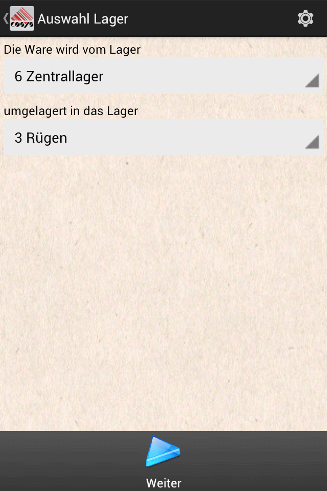 COSYS Android Umlagerung COSYS Android Umlagerung