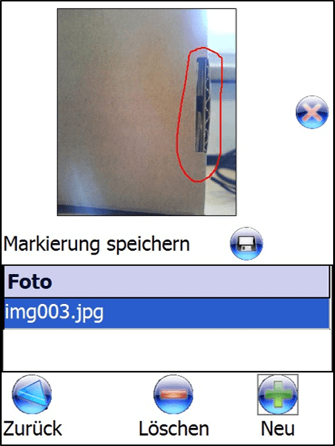 Paketannahme mit Fotomarkierung Paketannahme mit Fotomarkierung