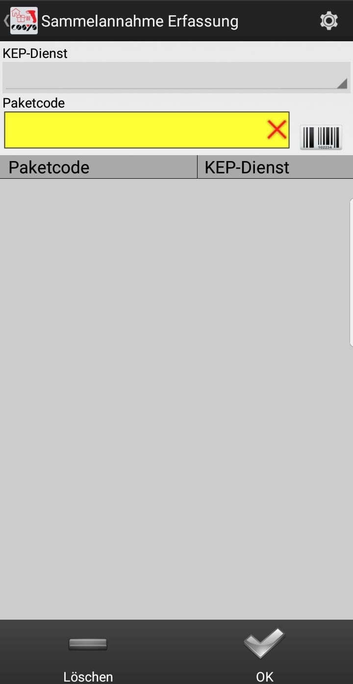 Android Sammelannahme Softwarelösung Sendungsverfolgung Android Sammelannahme Softwarelösung Sendungsverfolgung