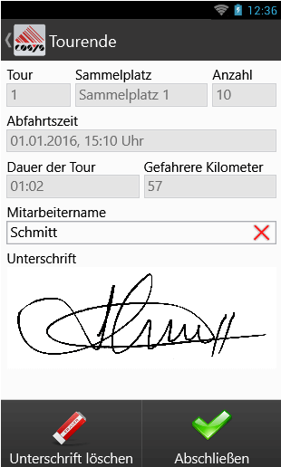 Auslieferung mit Ablieferscannung / Lieferliste Android Software Auslieferung mit Ablieferscannung / Lieferliste Android Software